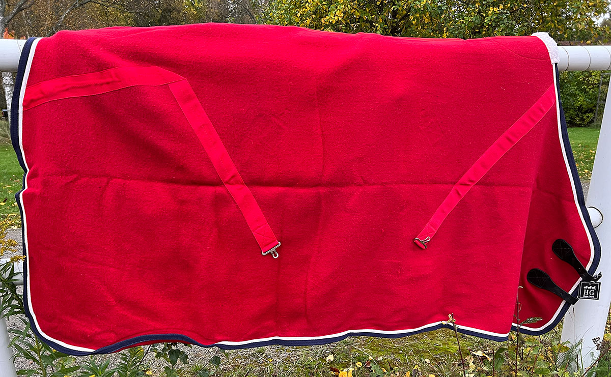 HorseGuard NYTT ulltäcke rött 145 cm HorseGuard NYTT ulltäcke rött 145 cm